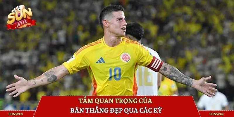 Tầm quan trọng của bàn thắng đẹp qua các kỳ