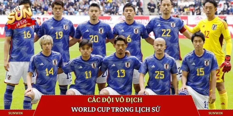 Các đội vô địch World Cup trong lịch sử