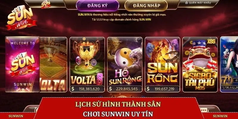 Lịch sử hình thành sân chơi SUNWIN uy tín