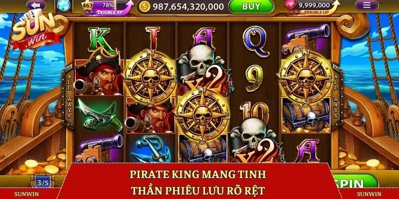 Pirate King mang tinh thần phiêu lưu rõ rệt