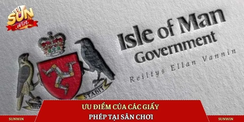 Ưu điểm của các giấy phép tại sân chơi